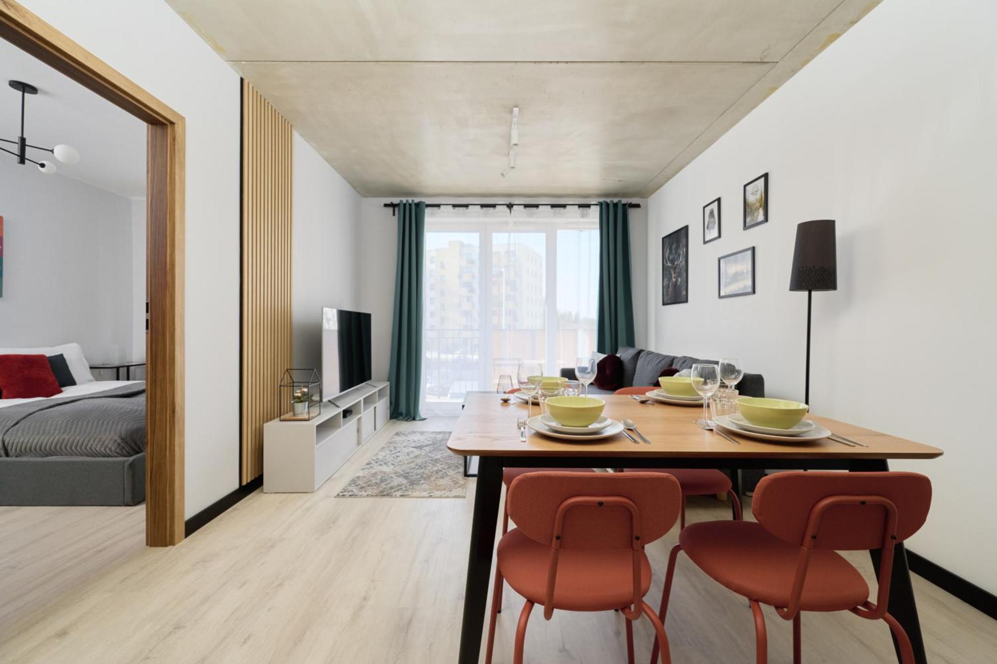 Fresh & Stylish Apartments In Poznan With Parking & Balcony By Noclegi Renters Exterior photo