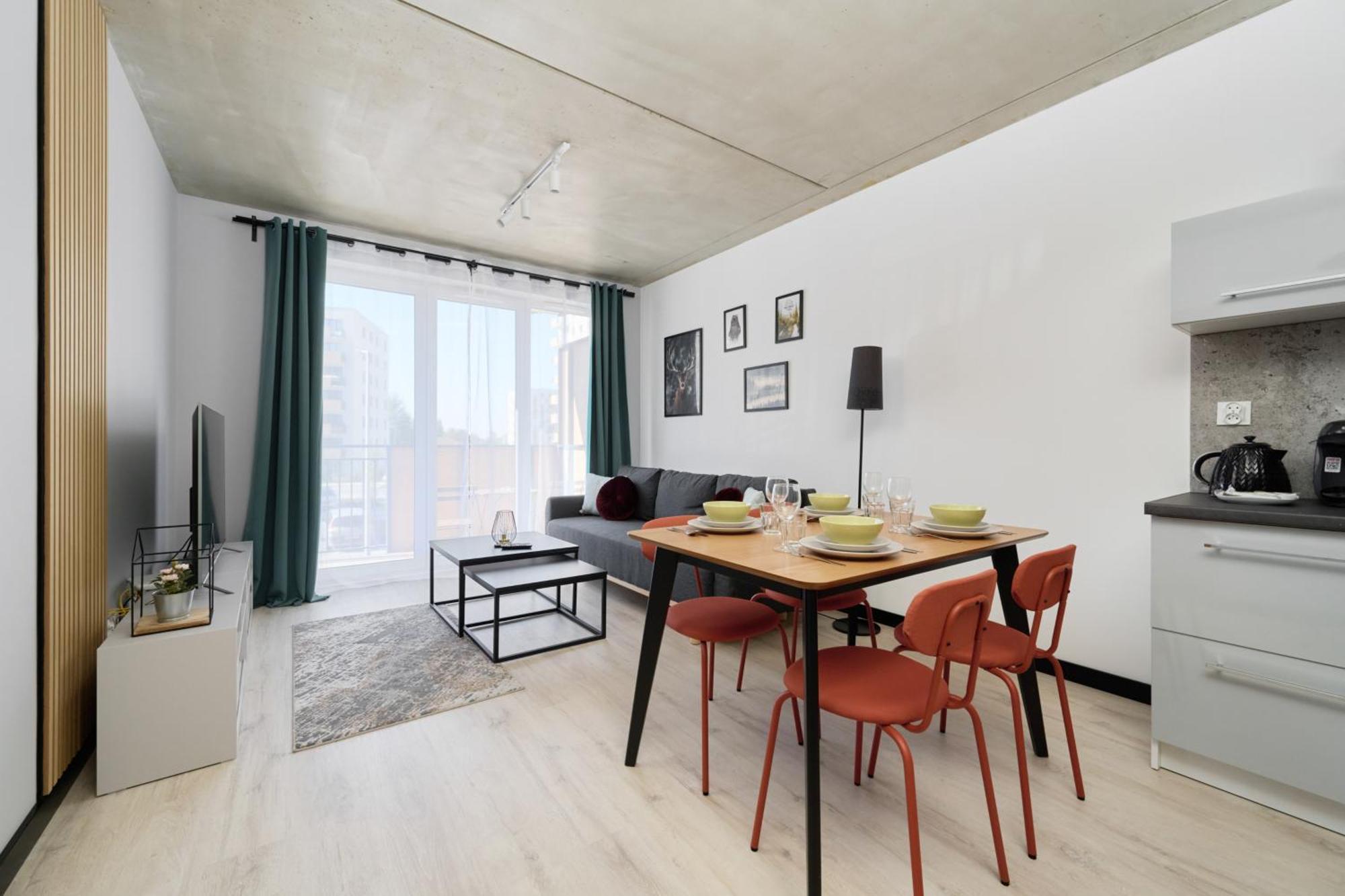 Fresh & Stylish Apartments In Poznan With Parking & Balcony By Noclegi Renters Exterior photo